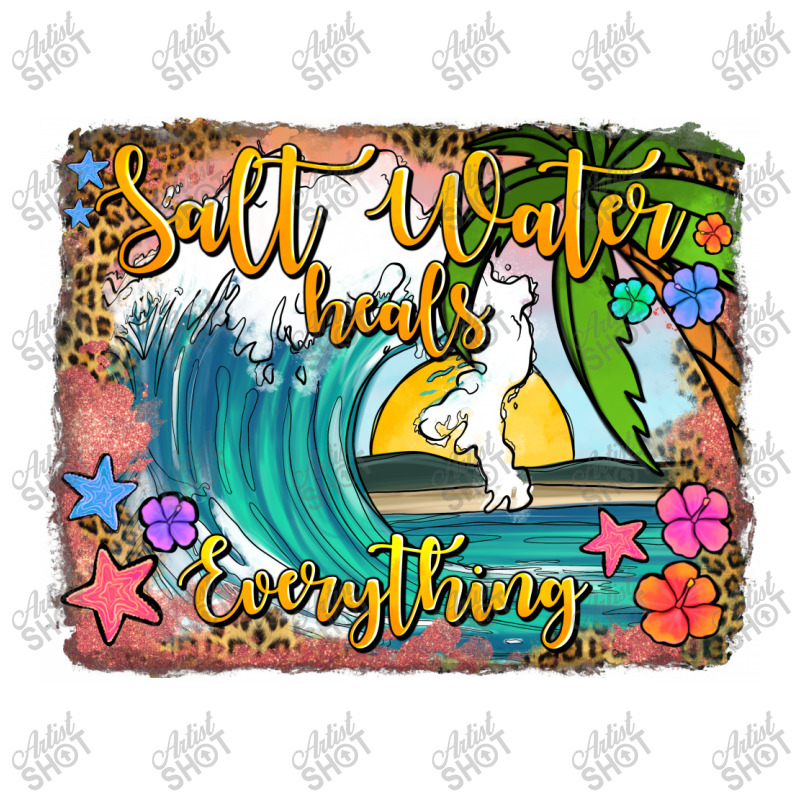 Salt Water Heals Everything Cub Paper Bag - 8 X 4 1/2 X 10 1/4 | Artistshot