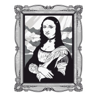 Gothic Mona Lisa Debie Paper Bag - 10 X 5 X 13 | Artistshot