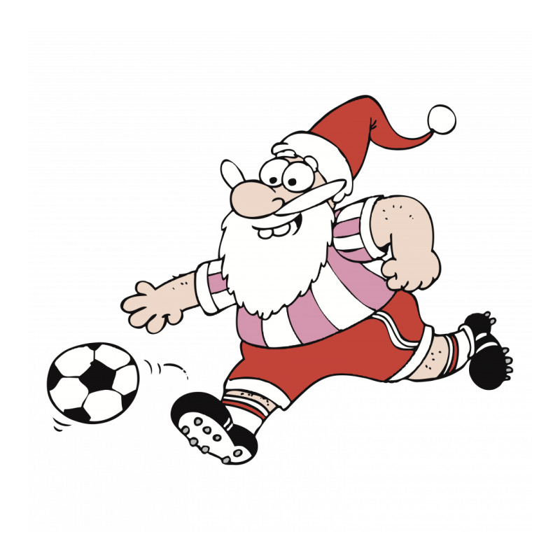 Santa Claus Is Playing Football Debie Paper Bag - 10 X 5 X 13 | Artistshot