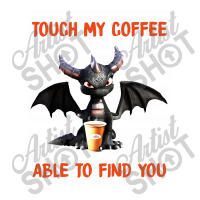 Touch My Coffee I Will Slap Double Wine Paper Bag - 6 1/2 X 3 1/2 X 12 3/8 | Artistshot