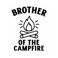 Brother Of The Campfire Funny Camping Quote Double Wine Paper Bag - 6 1/2 X 3 1/2 X 12 3/8 | Artistshot