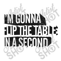 I'm Gonna Flip The Table In A Second Double Wine Paper Bag - 6 1/2 X 3 1/2 X 12 3/8 | Artistshot