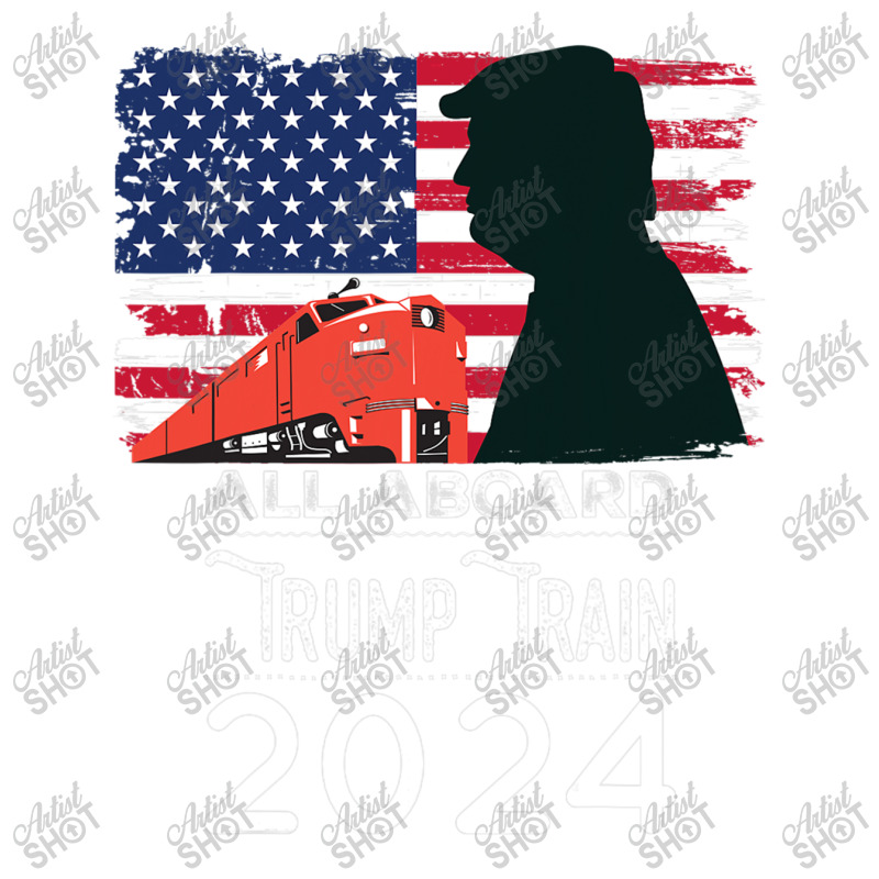 Maglietta Trump Train 2024 - T-Shirt Uomo Cotone 100% Elezioni Repubblicane - Foto 3