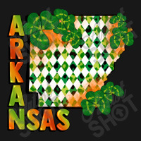 Arkansas Map St Patricks Day Flannel Shirt | Artistshot