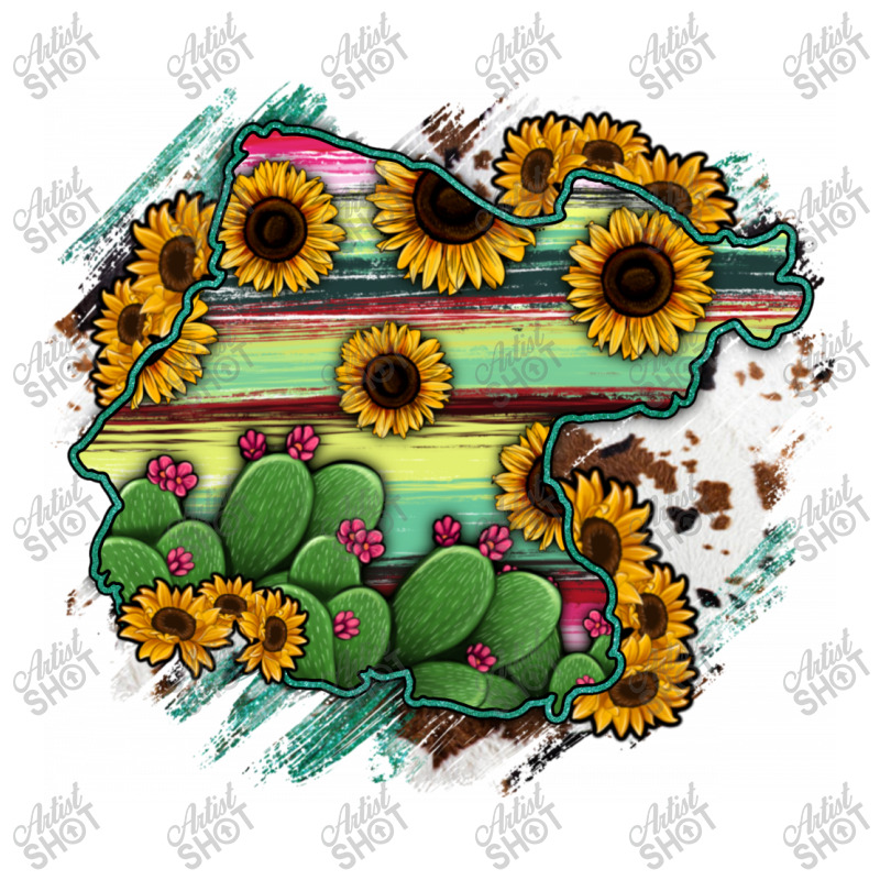 Guanajuato Sunflower Serape Map Jumbo Paper Bag - 18 X 7 X 18 3/4 | Artistshot