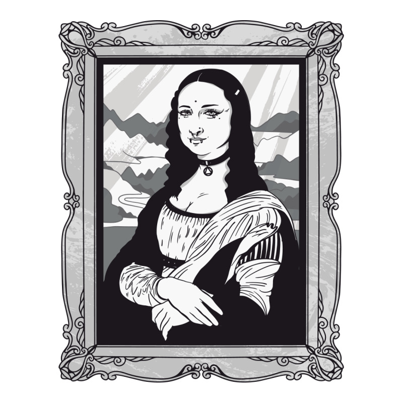 Gothic Mona Lisa Take Out Paper Bag - 14 X 10 X 15 1/2 | Artistshot