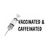 Vaccinated & Caffeinated Vogue Paper Bag - 16 X 6 X 12 | Artistshot