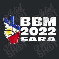 Bbm 2022 Bongbong Marcos Sara Philippines Flag Red Crewneck Sweatshirt | Artistshot