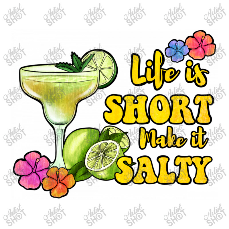 Life Is Short Make It Salty Wine Paper Bag - 5 1/2 X 3 1/4 X 13 | Artistshot