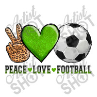 Peace Love Soccer Double Wine Paper Bag - 6 1/2 X 3 1/2 X 12 3/8 | Artistshot