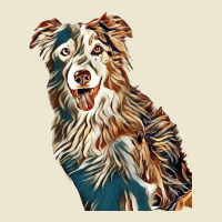 Head Shot Of Border Collie Do Cropped Hoodie | Artistshot