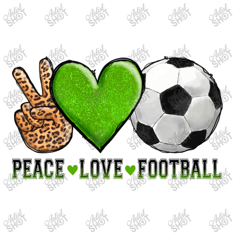 Peace Love Soccer Vogue Paper Bag - 16 X 6 X 12 | Artistshot