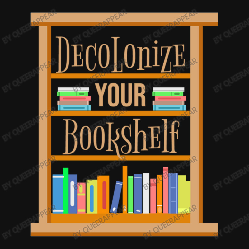 Decolonize Your Bookshelf For Book Lover Portrait Canvas Print | Artistshot