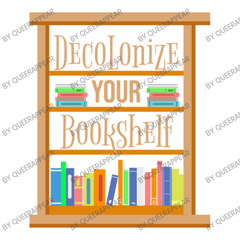 Decolonize Your Bookshelf For Book Lover Star Paper Bag - 13 X 7 X 13 | Artistshot