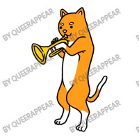 Cat Playing Trumpet For Cat Lover Baby Bodysuit | Artistshot