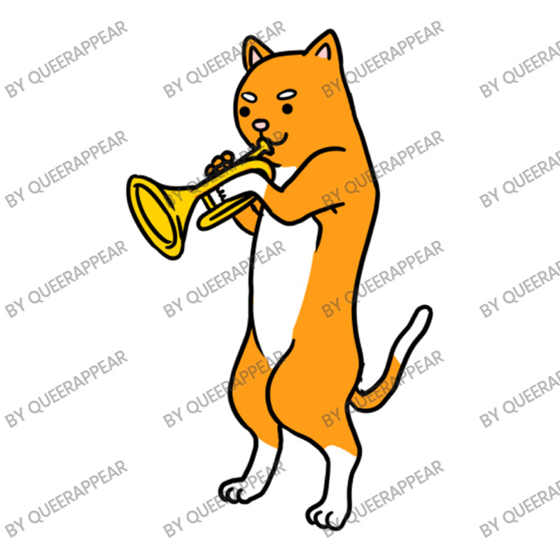 Cat Playing Trumpet For Cat Lover Baby Bodysuit | Artistshot