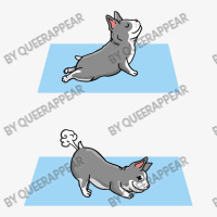 Boston Terrier Yoga Poses For Yoga Lover Ladies Fitted T-shirt | Artistshot