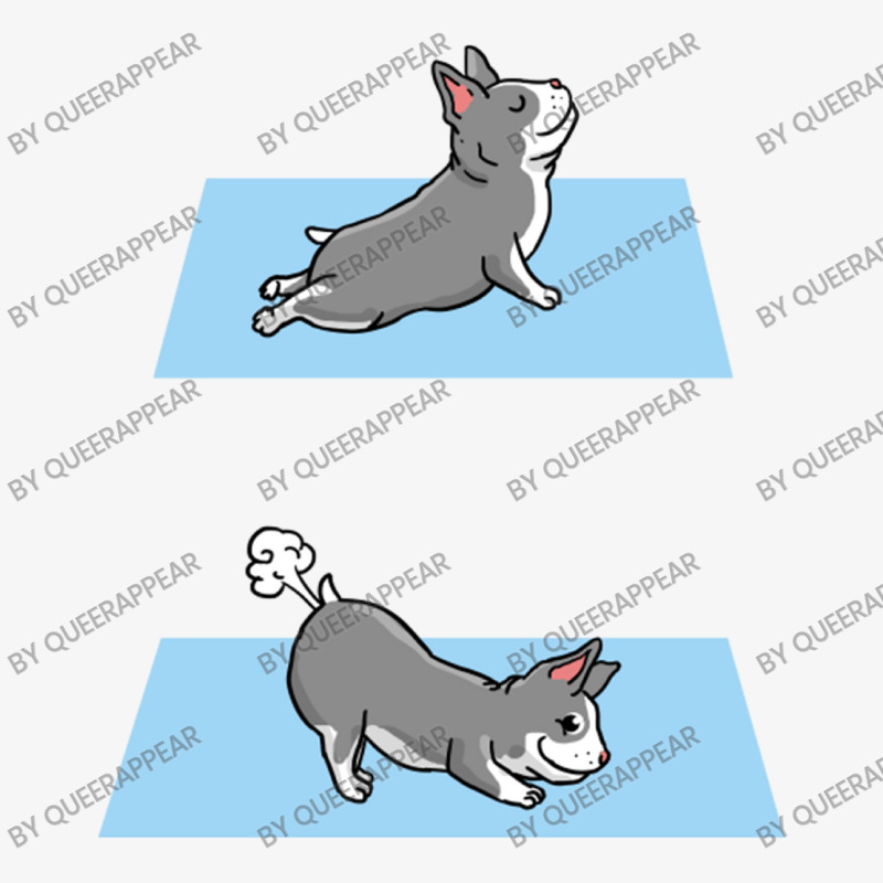 Boston Terrier Yoga Poses For Yoga Lover Ladies Fitted T-Shirt by queerappear | Artistshot