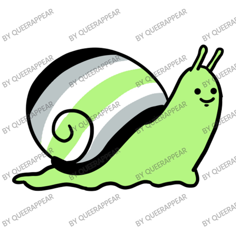 Agender Snail For Agender Zipper Hoodie by queerappear | Artistshot