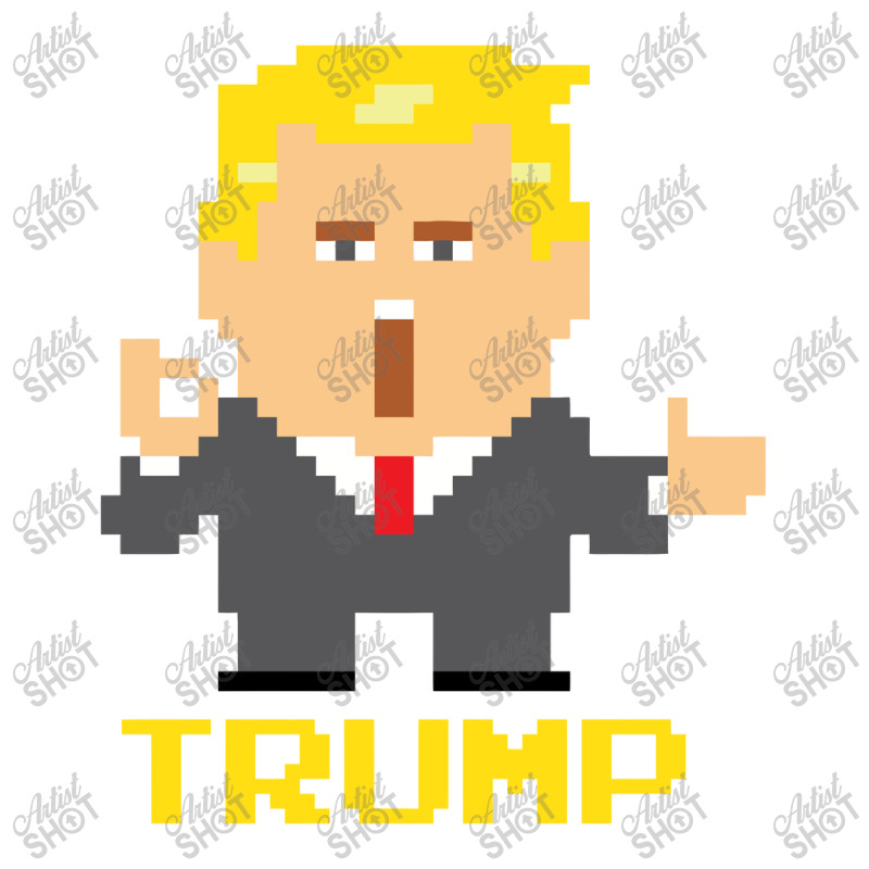 President Trump Pixel Character Cub Paper Bag - 8 X 4 1/2 X 10 1/4 | Artistshot