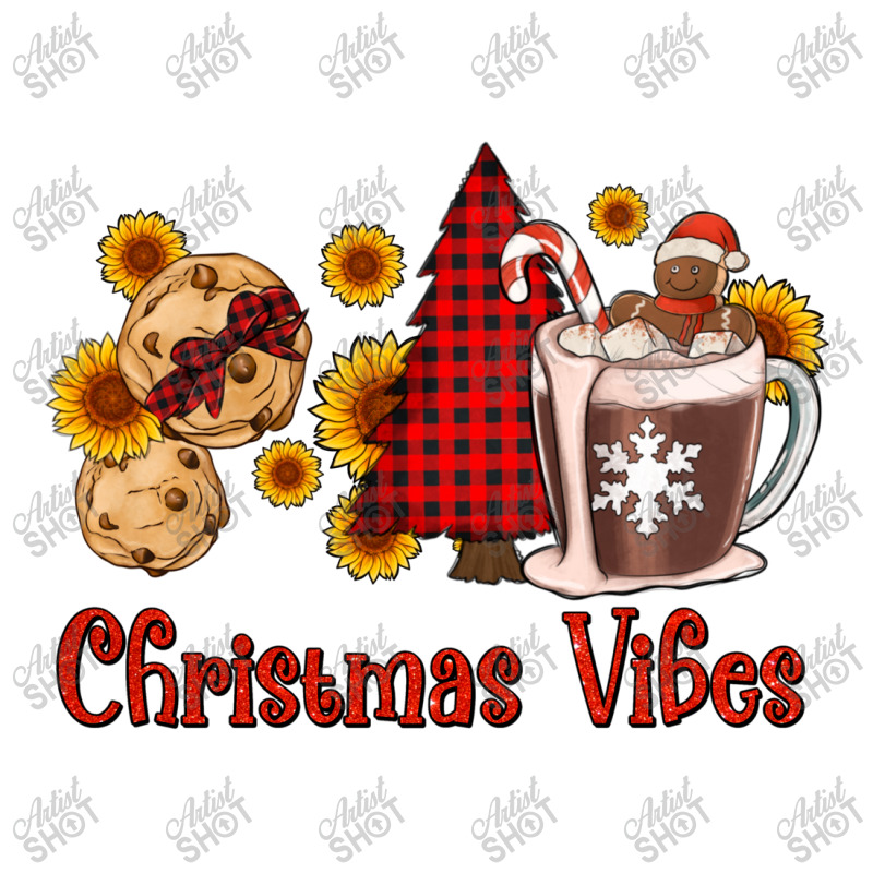 Christmas Vibes Cookies And Hot Cocoa Debie Paper Bag - 10 X 5 X 13 | Artistshot