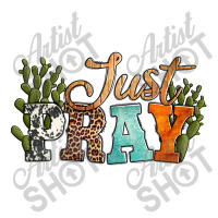 Just Pray With Texas Cactus Debie Paper Bag - 10 X 5 X 13 | Artistshot