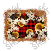 Christmas Cowhide Sunflower Background Debie Paper Bag - 10 X 5 X 13 | Artistshot