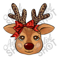 Reindeer Face Debie Paper Bag - 10 X 5 X 13 | Artistshot