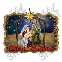 Merry Christmas Holy Family Double Wine Paper Bag - 6 1/2 X 3 1/2 X 12 3/8 | Artistshot