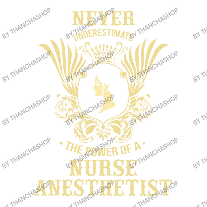 Never Underestimate The Power Of A Nurse Anesthetist Double Wine Paper Bag - 6 1/2 X 3 1/2 X 12 3/8 | Artistshot