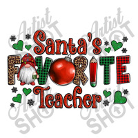 Santa's Favourite Teacher Christmas Gnome Jumbo Paper Bag - 18 X 7 X 18 3/4 | Artistshot