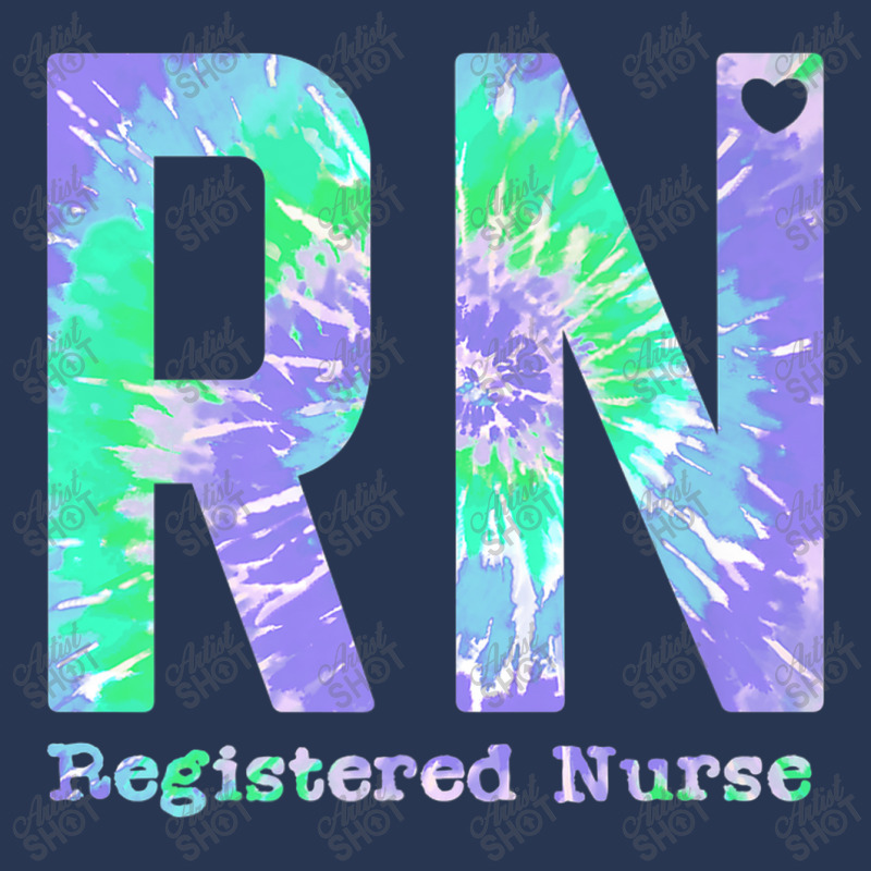 Rn Registered Nurse Life Purple Tie Dye Ladies Denim Jacket | Artistshot