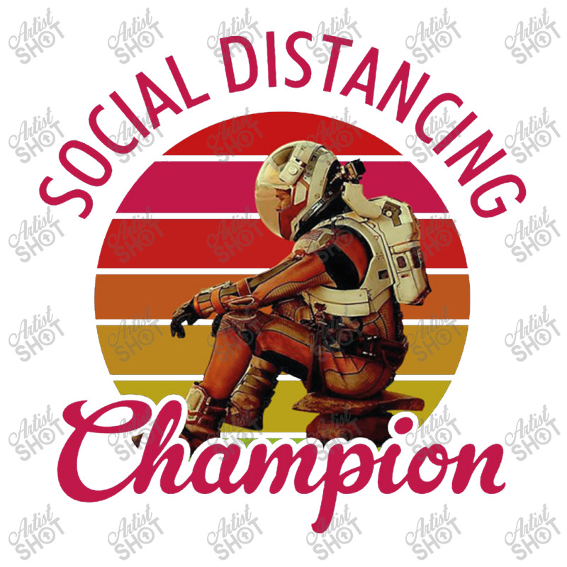 The Martian Social Distancing Champion T Jumbo Paper Bag - 18 X 7 X 18 3/4 | Artistshot