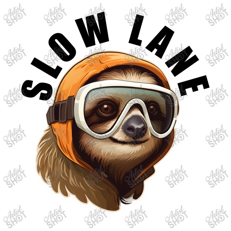 Sloth Wearing Ski Goggles - Slow Lane Youth Zipper Hoodie by velvetroom | Artistshot