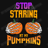 Stop Staring At My Pumpkins For Halloween Baby Beanies | Artistshot