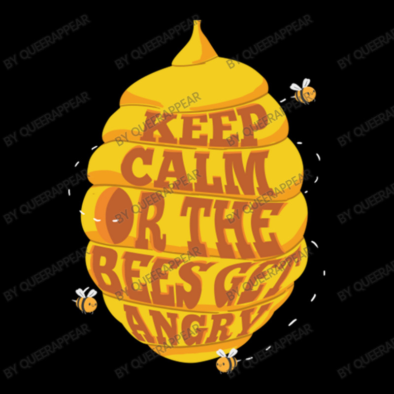 Keep Calm Or The Bees Get Angry For Bee Lover Women's V-Neck T-Shirt by queerappear | Artistshot