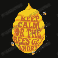 Keep Calm Or The Bees Get Angry For Bee Lover Scorecard Crop Tee | Artistshot