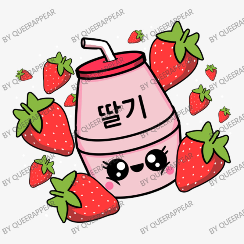 Kawaii Japanese Strawberry Milk For Kawaii Art Lov Ladies Fitted T-Shirt by queerappear | Artistshot