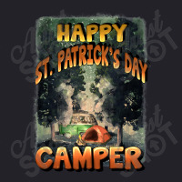 Happy St Patrick's Day Camper Unisex Sherpa-lined Denim Jacket | Artistshot