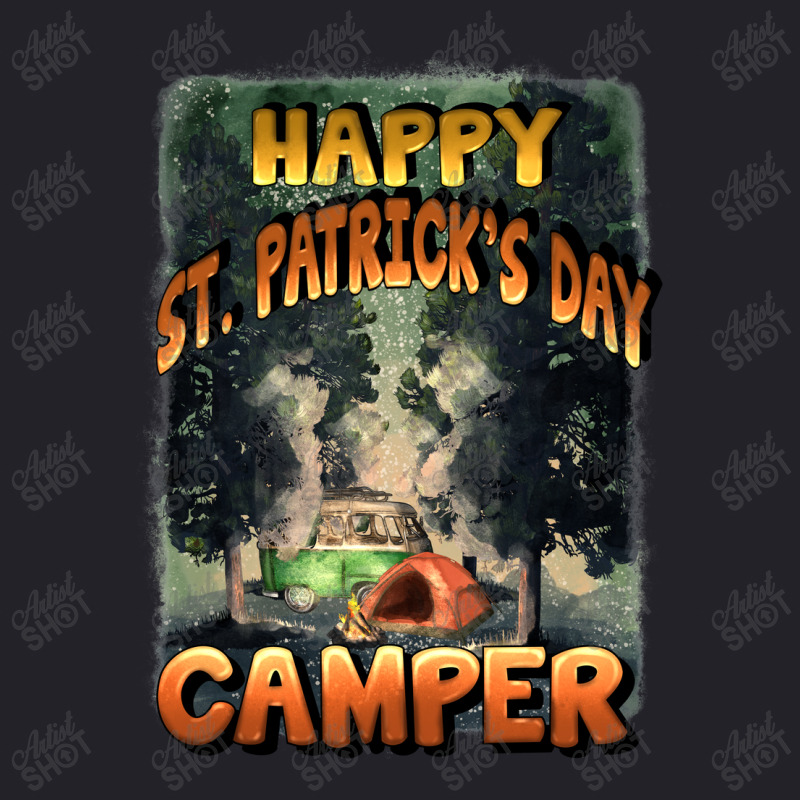 Happy St Patrick's Day Camper Unisex Sherpa-lined Denim Jacket | Artistshot