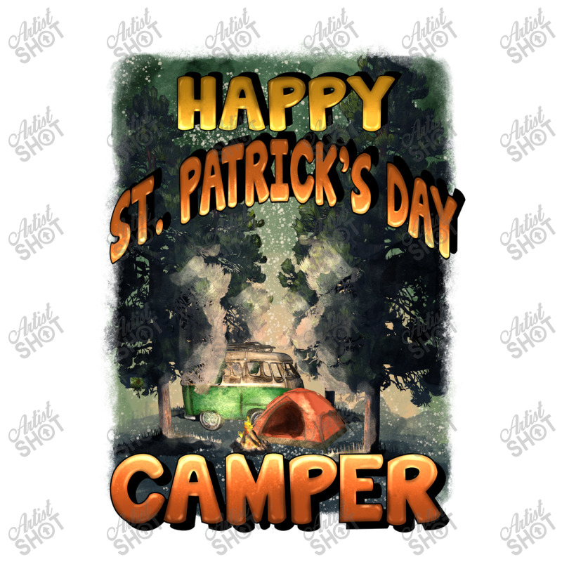 Happy St Patrick's Day Camper Jumbo Paper Bag - 18 X 7 X 18 3/4 | Artistshot