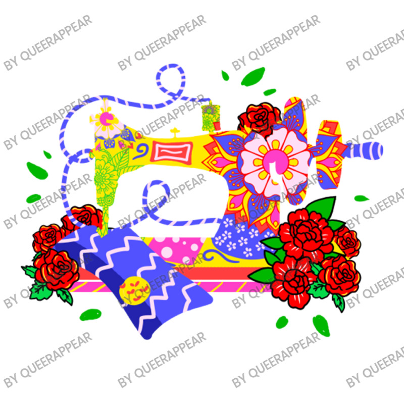 Floral Sewing Machine For Sewing Lover Sticker | Artistshot