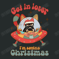 Get In Loser I'm Saving Christmas Subl Women's Triblend Scoop T-shirt | Artistshot