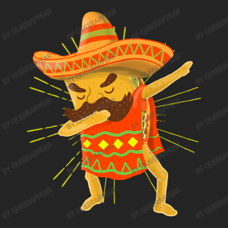 Dabbing Mexican Taco For Taco Lover 3/4 Sleeve Shirt | Artistshot