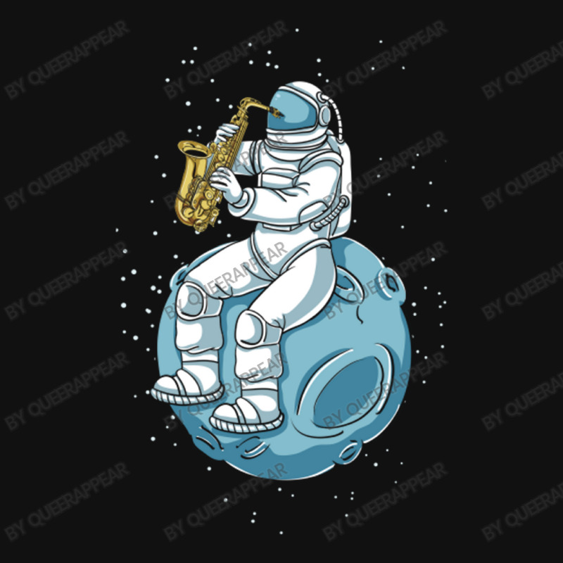 Astronaut Playing Saxophone For Saxophone Lover Rectangle Patch | Artistshot