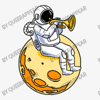 Astronaut Playing Trumpet For Trumpet Player Ladies Fitted T-shirt | Artistshot