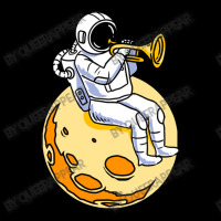 Astronaut Playing Trumpet For Trumpet Player Cropped Hoodie | Artistshot