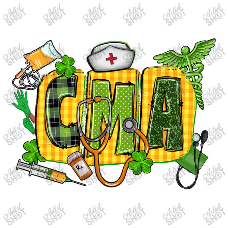 Cma Nurse St. Patrick's Day Star Paper Bag - 13 X 7 X 13 | Artistshot