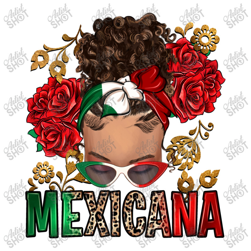 Mexicana Latina Messy Bun Unisex Hoodie by RanaPortraitStore | Artistshot