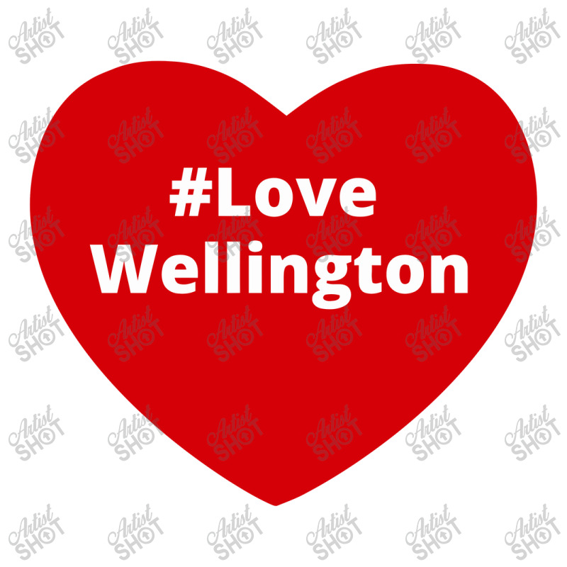 Love Wellington, Hashtag Heart, Love Wellington Debie Paper Bag - 10 X 5 X 13 | Artistshot